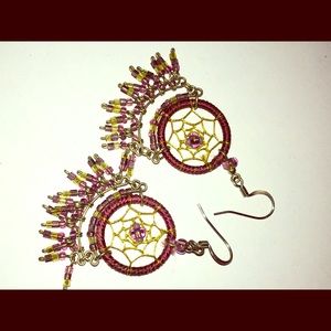 Dream catcher earings